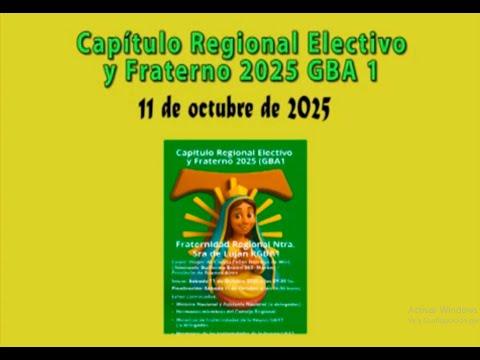 Embedded thumbnail for Capítulo Regional Electivo y Fraterno GBA 1 11/10/2025